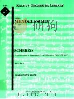 Scherzo from the music to Shakespeare's A Midsummer Night's Dream Op.61 No.1 conductor