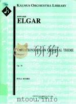 Variations on an Original Theme PDF电子版封面 Edward Elgar