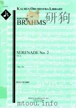 Serenade No.2 in A Op.16 full score A 1192 PDF电子版封面