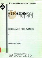 Serenade for winds op.7 conductor's score A 2123 PDF电子版封面 Richard Strauss