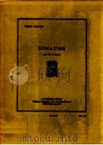 sonatine pour fl?te et bassoon AL 23 092（1962 PDF版）