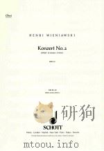 Konzert No.2 d minor opus 22 ED 81-10 PDF电子版封面 Henri Wieniawski