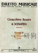 6 Sonaten Rudolf Malaric Sonata Ⅳ B-Dur für 2 Violinen Violoncello und Kontraba? viola ad lib. stimm 1974 PDF电子版封面