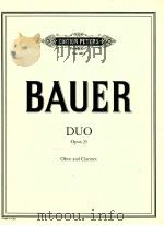 duo for oboe and clarinet OP.25 No.6014（1953 PDF版）