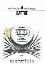 Movement for Percussion 6 Spieler/6 Percussionists BAT 40 1985 PDF电子版封面
