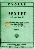 Sextet in A major opus 48 for Two violins Two violas and Two Cello parts No.597（ PDF版）