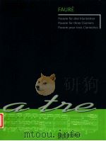 Pavane for three charinets BA 8155（1997 PDF版）