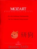 the ten celebrated String quartets Urtext of the New mozart edition BA 4750（1990 PDF版）