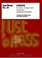 just brass No.29 Sonata for Horn Trumpet and Trombone 1990 PDF电子版封面