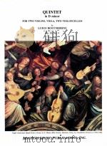 Quintet in D minor for Two Violins viola Two Violoncellos op.20 No.4 M 3874 PDF电子版封面 Luigi Boccherini
