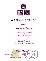 Motet Ave Verum Corpus Grade 2-3 BQ106（1994 PDF版）