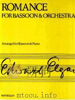 romance for bassoon and piano opus 62（1910 PDF版）