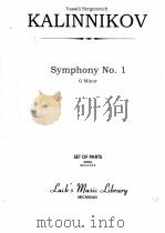 Symphony No.1 G Minor set of parts STR=4-4-3-2-2 PDF电子版封面 Vassili Sergeiovich Kalinnikov