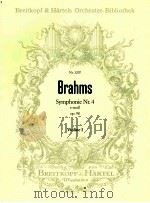 Symphonie Nr.4 e-moll op.98 Violine Ⅰ[5份] Nr.3207     PDF电子版封面    Johannes Brahms 
