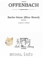 Barbe-blaue(Blue Beard) Overture PDF电子版封面