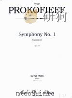 Symphony No.1 Classical op.25 set of parts PDF电子版封面