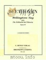 Wellingtons Sieg oder Die Schlacht bei Vittoria Opus 91 1992 PDF电子版封面 Beethoven