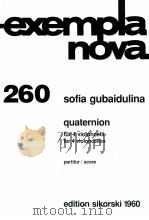quaternion for 4 violoncello 1998 PDF电子版封面