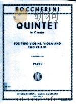 Quintet in C major for two violins viola and two cello No.575 PDF电子版封面 Boccherini