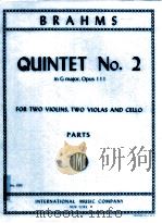 Quintet No.2 in G major Op 111 for Two Violins Two Violas and Cello No.1515 PDF电子版封面 Brahms
