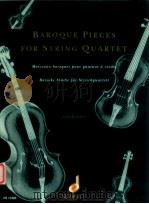 Baroque Pieces for String quartet ED 12484（1995 PDF版）