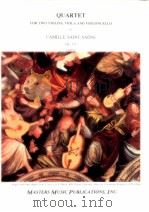 Quartet for Two Violins Viola and Violoncello Op.112 PDF电子版封面 Saint-Saens op.112