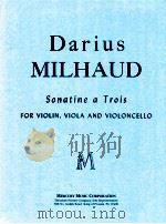Sonatine a Trios for Violin Viola and Violoncello 1947 PDF电子版封面