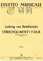 Streichquartett F-Dur nach der Klaviersonate E-Dur op.14/1 stimmen DM 105 1962 PDF电子版封面