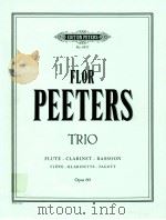 trio flute clarinet bassoon opus 80 No.6017（1959 PDF版）