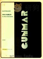 five fables for three instruments 1986 PDF电子版封面