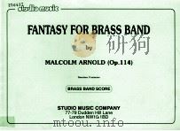 Fantasy for Brass Band op.114 Brass Band Score（1974 PDF版）