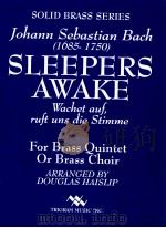 Wachet auf ruft uns die Stimme for Brass Quintet or Brass choir 1988 PDF电子版封面