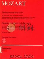 sinfonia concertante in e-flat major for flute oboe horn bassoon orchestra ba71371A 1991 PDF电子版封面