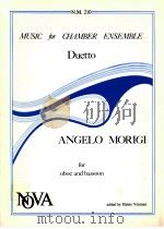 music for oboe and bassoon（1981 PDF版）