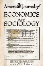 THE AMERICAN JOURNAL OF ECONOMICS AND SOCIOLOGY  VOLUME 56 JULY 1997  NUMBER 3（1997 PDF版）