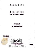 Braeludium for clarinet choir WIM 306（1984 PDF版）