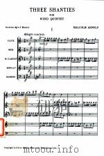 three shanties for wind Quintet（1952 PDF版）