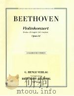 Violinkonzert D-dur·D major·Ré majeur Opus.61 12 Harmoniestimmen OB 14580 1990 PDF电子版封面 Beethoven