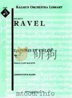 Daphnis et Chloé Suite No.1 conductor's score A 6082（ PDF版）