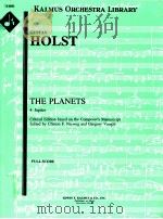 The Planets 4 Jupiter Critical Edition based on the Composer's Manucript full score A 8202 PDF电子版封面 Gustav Holst