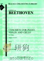Concerto For Piano Violin and Cello in c Major PDF电子版封面 Ludwig von Beethoven