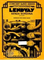 Senza Sordina per tromba Version for Wind Band parts szólamok Z.13 298 1988 PDF电子版封面