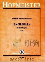 zw?lf stücke für drei fagotte op.11 FH 2062 1953 PDF电子版封面