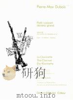 Petite suite pour ensembles de clarinettes 1989 PDF电子版封面