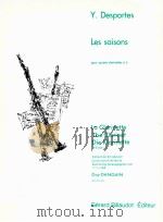 Les saisons pour quatre clarinettes si? 1986 PDF电子版封面