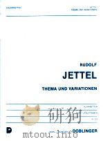 Thema und Variationen 3 Klarinetten partitur & stimmen 05 333（1973 PDF版）