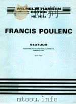 SEXTUOR POUR PIANO FLUTE HAUTBOIS CLARINETTE BASSON ET COR score-parts NR.3432a 1945 PDF电子版封面 8774552988