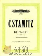 Konzert für zwei klarinetten und orchester B-dur Ausgabe für zwei klarinetten und Klavier Nr.8018（1968 PDF版）