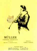 Symphonie concertante In E? Op.23 for Two clarinets & piano F 123（1980 PDF版）