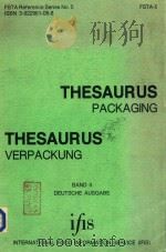 Thesaurus packaging=Thesaurus verpackung（1986 PDF版）